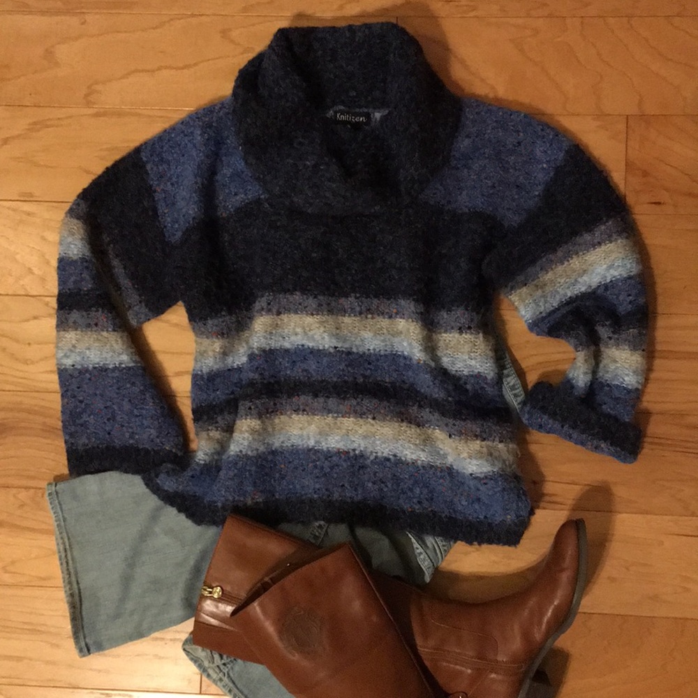 KNITIZEN COWL NECK SWEATER